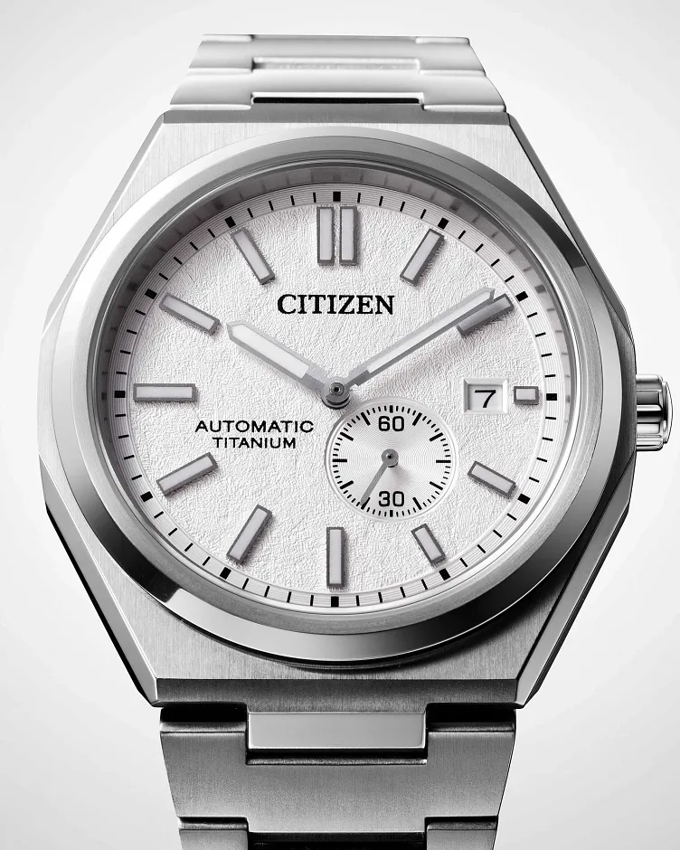 Zenshin Mechanical White Dial Super Titanium Bracelet NJ0180-80A Zenshin Mechanical White Dial Super Titanium Bracelet NJ0180-80A